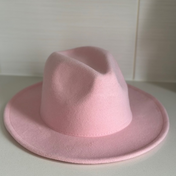 Classic Pink Felt Cowboy Hat - Picture 3 of 5